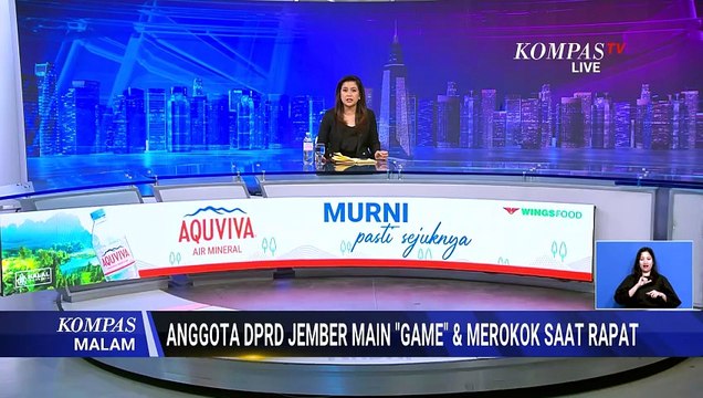 Ketua DPRD Jember Minta Maaf soal Anggota Main 'Game' dan Merokok saat Rapat | KOMPAS MALAM