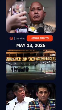 Today's headlines: Bato dela Rosa, Senate, Padilla & Pangilinan | The wRap | May 13, 2026