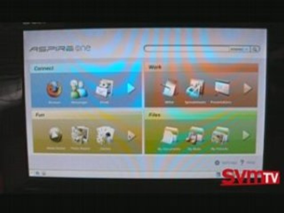 SVM TV /// Prise en main de l'Aspire One