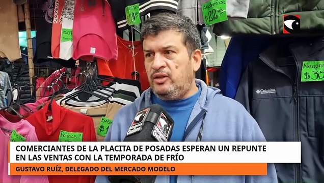 Comerciantes de La Placita de Posadas esperan un repunte en las ventas con la temporada de frío
