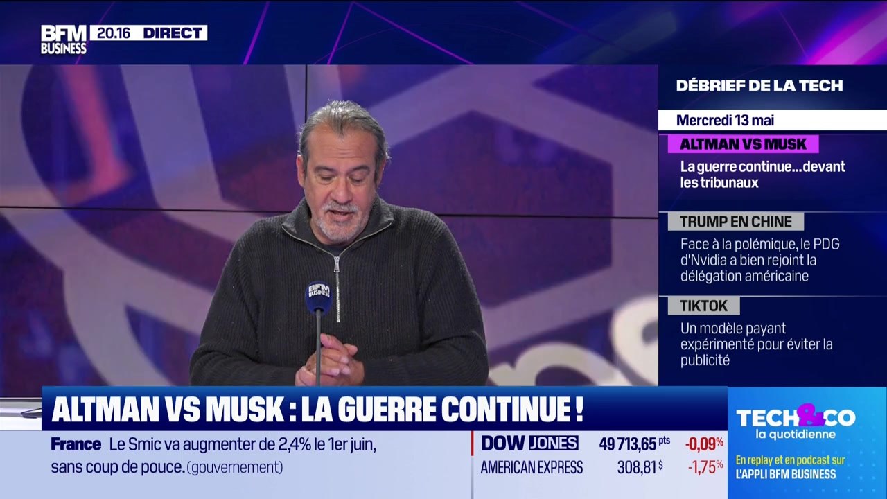 Le Débrief de la tech - Mercredi 13 mai