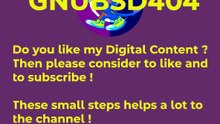 Just a Friendly Message ! Please Follow or Subscribe !