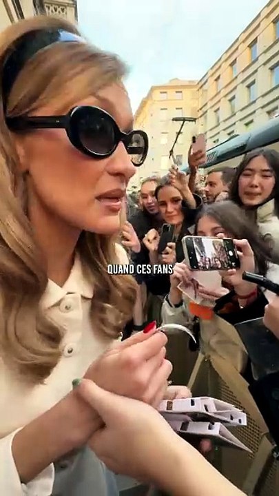 La réaction de Bella Hadid
