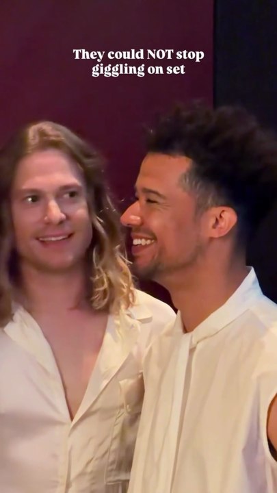 Sam Reid & Jacob Anderson Behind-the-Scenes Photo Shoot for The Vampire Lestat (No Audio) - Jam Reiderson (Two Clips Merged Together)