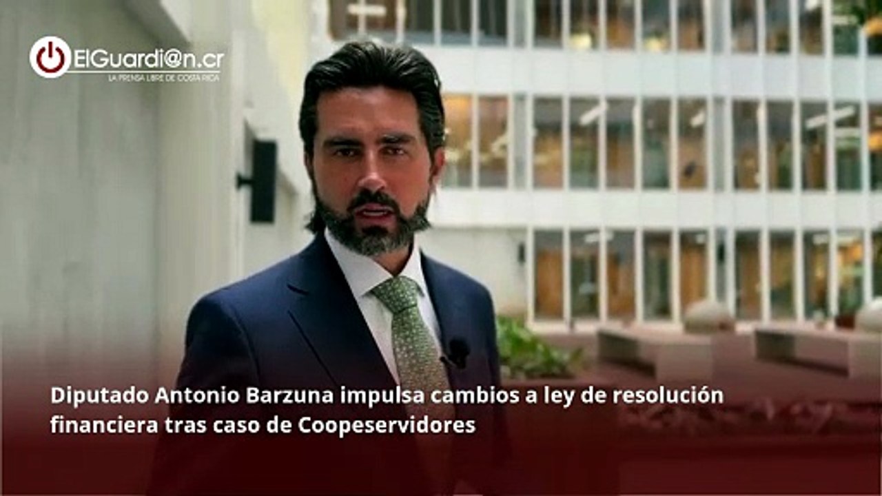 Diputado Antonio Barzuna impulsa cambios a ley de resolución financiera