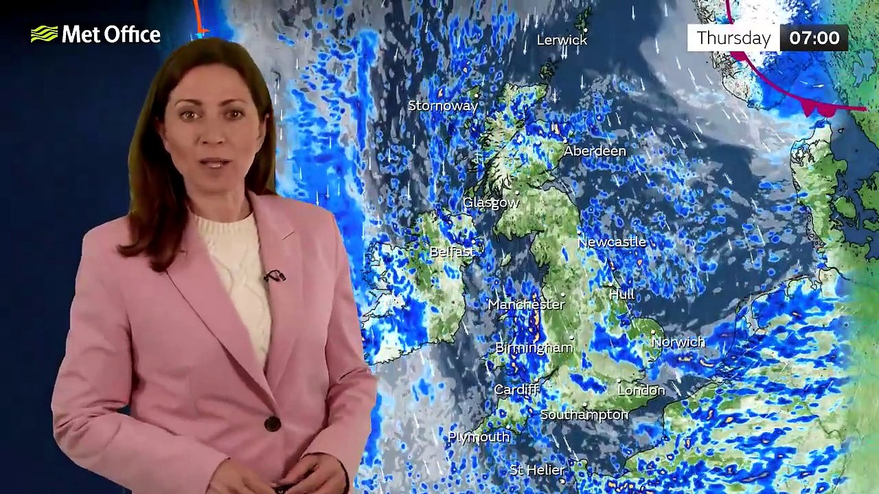 Met Office Thursday Morning Weather Forecast 14/05/2026