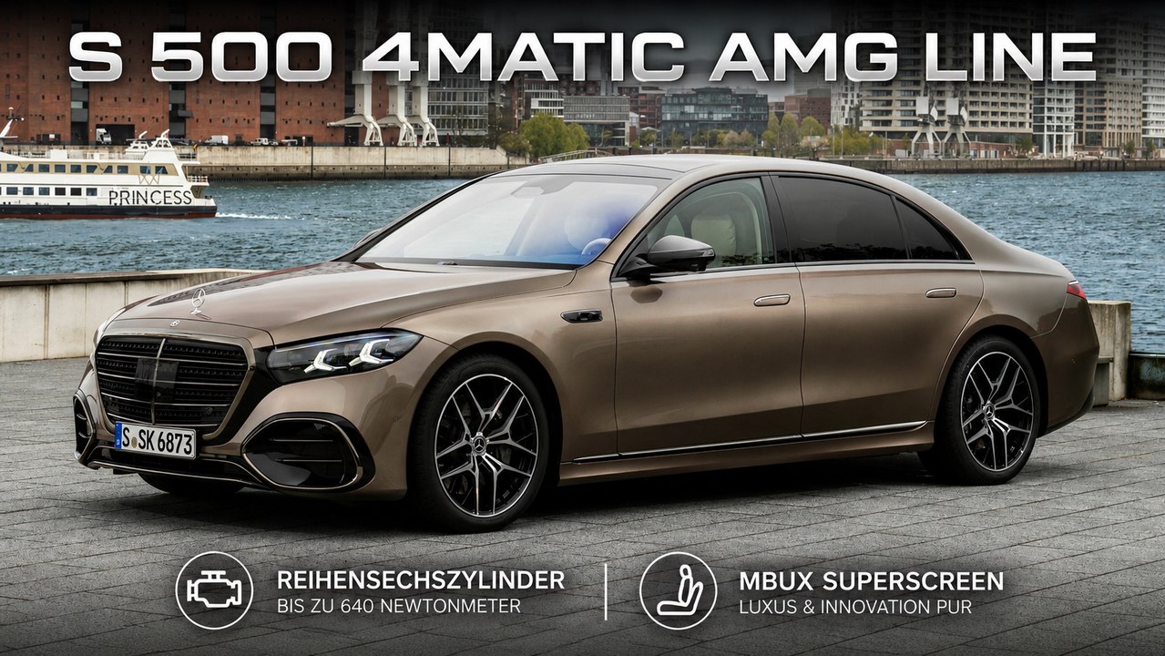 Mercedes-Benz S 500 4Matic AMG Line mit Luxus-Update 2026