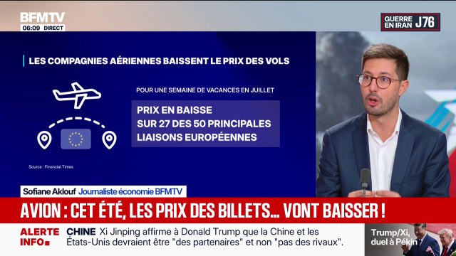 Pourquoi les prix des billets d'avion vont baisser cet été?