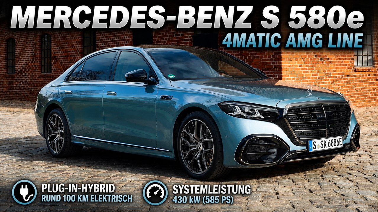 Mercedes-Benz S 580e 4Matic AMG Line | Hightech-Luxus pur