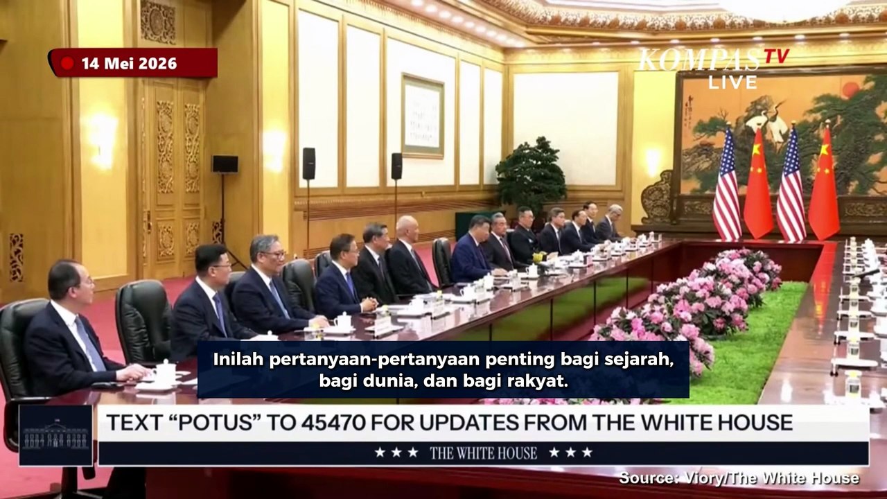 [FULL] Xi Jinping & Donald Bertemu! Ini Isi Perbincangan Dua Pemimpin Negara di Beijing China