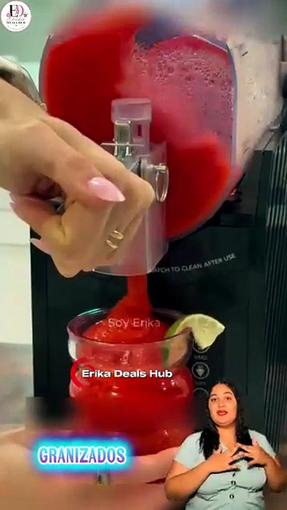 Máquina de Granizados y Slushies Casera | Haz Bebidas Frappé en Casa | Frozen Drink Maker