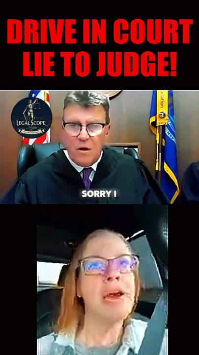 SUPER KAREN DRIVES IN COURT...LIE TO THE JUDGE...THEN COPS AN ATTITUDE...EPIC FAIL!