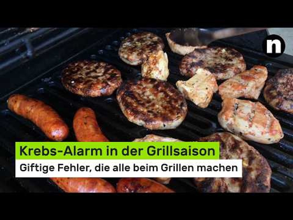 Krebs-Alarm in der Grillsaison: Giftige Fehler, die alle beim Grillen machen