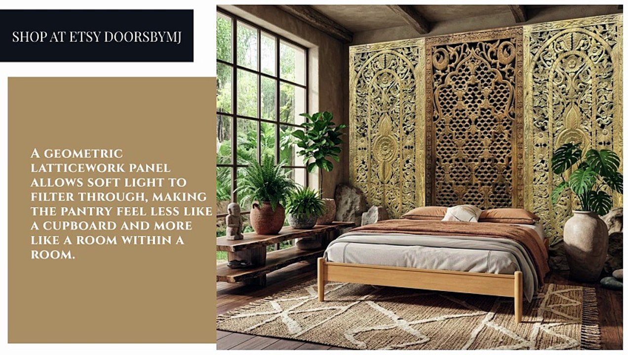 Spanish villa farmhouse, antique carved doors