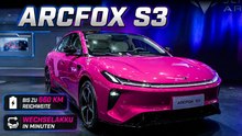 BAIC Arcfox S3 bringt smarte Technik und starke Reichweite