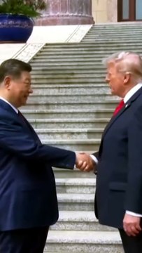 Donald Trump y Xi Jingping en el Gran Palacio del Pueblo de Pekín