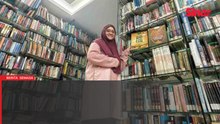 Ruang tamu jadi perpustakaan
