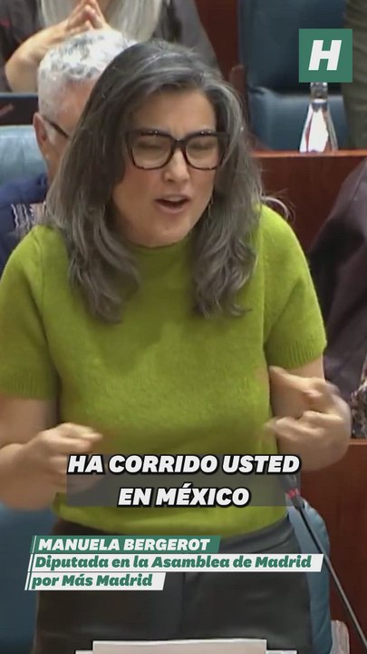 Manuela Bergerot, Más Madrid: "Quiso ir a México para humillar a los mexicanos reivindicando a un conquistador que aniquiló a sus ancestros"