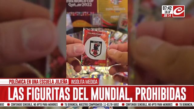 Prohibieron las figuritas del Mundial y la polémica no tardó en instalarse