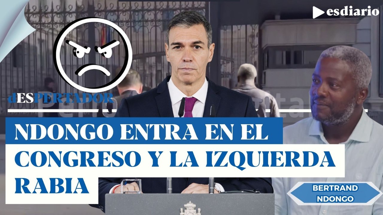 Bertrand Ndongo entra al Congreso y la izquierda rabia: hablamos con él