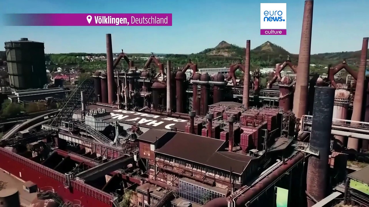 Urban art biennale: zeitgenössische kunst im welterbe völklinger hütte
