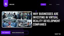 Virtual Reality Development Companies - simulanis.com