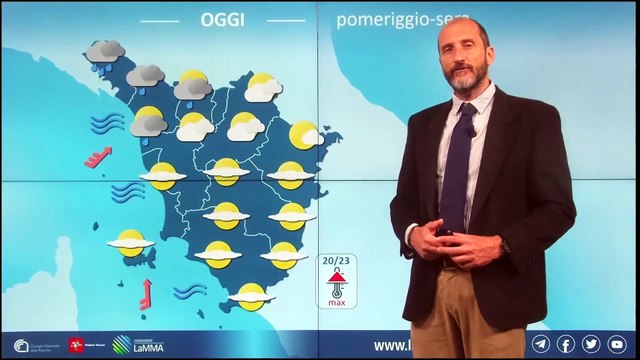 Tempo instabile e temperature giù sulla Toscana, le previsioni meteo del Lamma