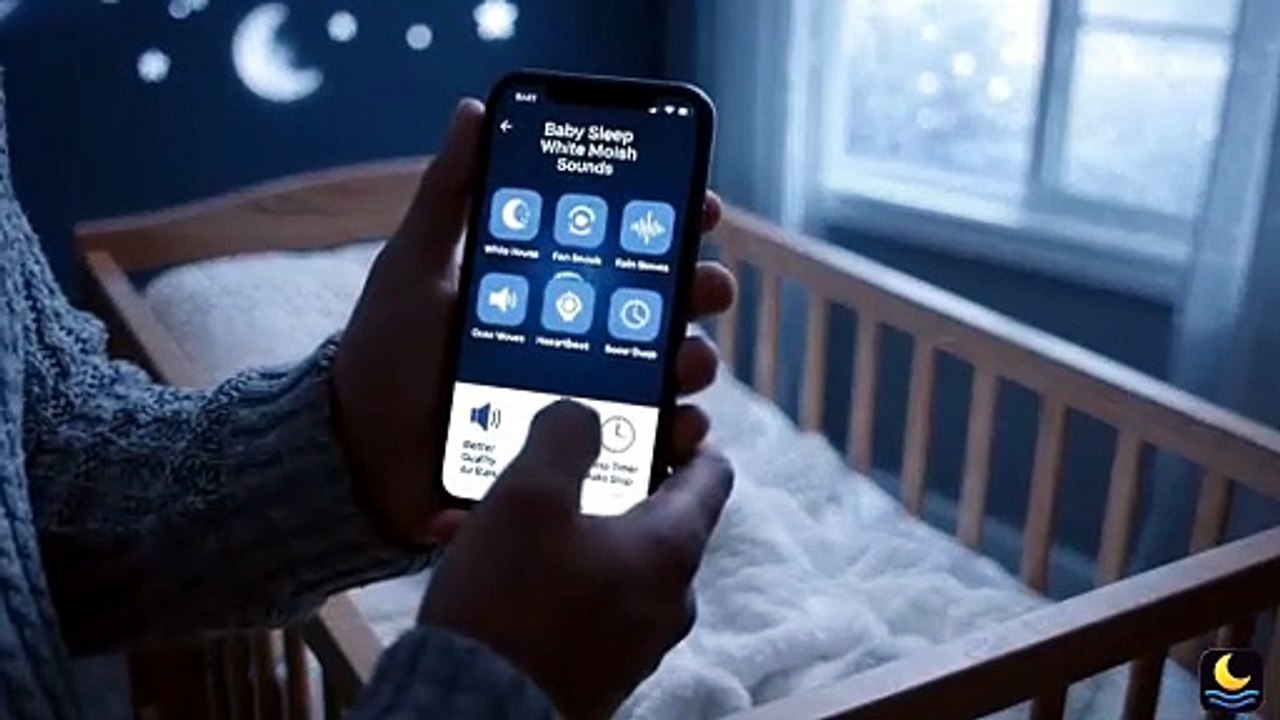 White Noise Deep Sleep Sounds for Baby Nighttime Calm