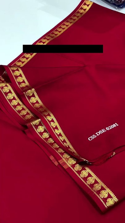 Pure CSS Zari Mysore Silk Sarees in Gandaberunda design in Hubli and India