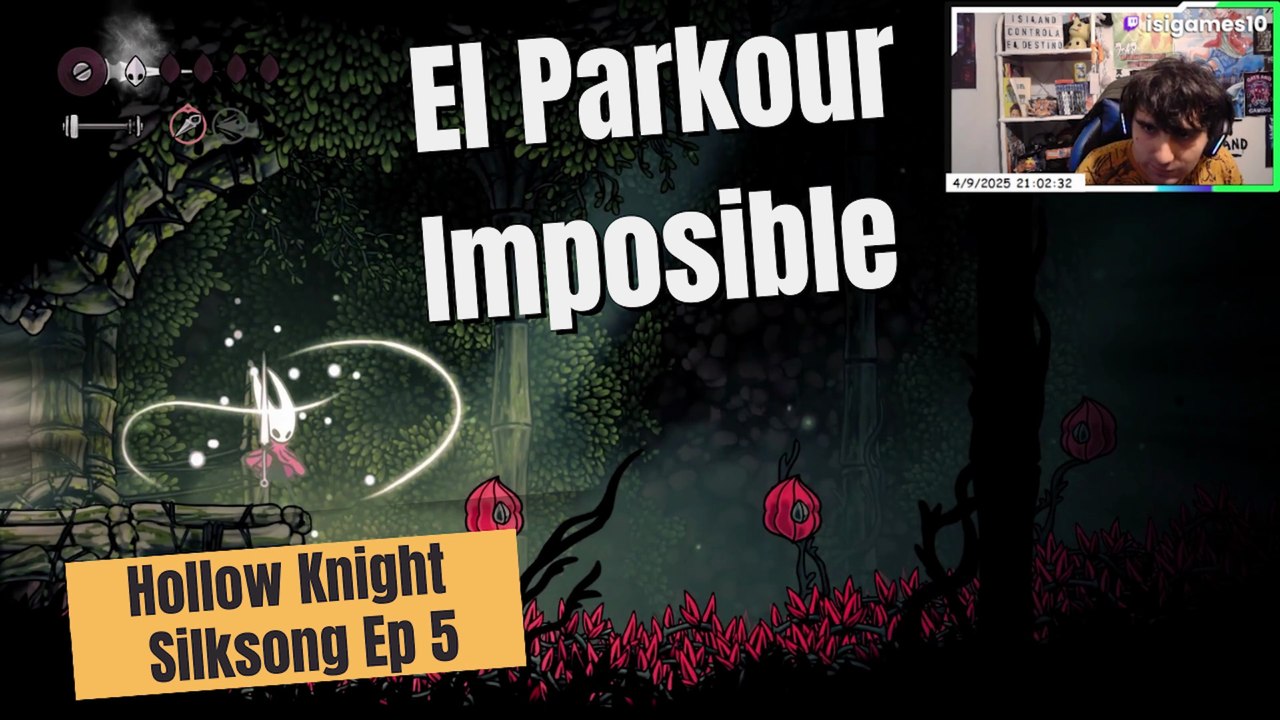 Hollow Knight Silksong Parkour extremo con enemigos brutales y muchas caídas  Ep 5