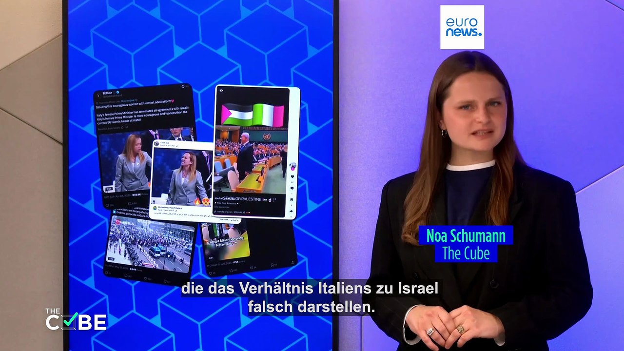 Deepfakes: ki-videos über die beziehungen zwischen italien und israel