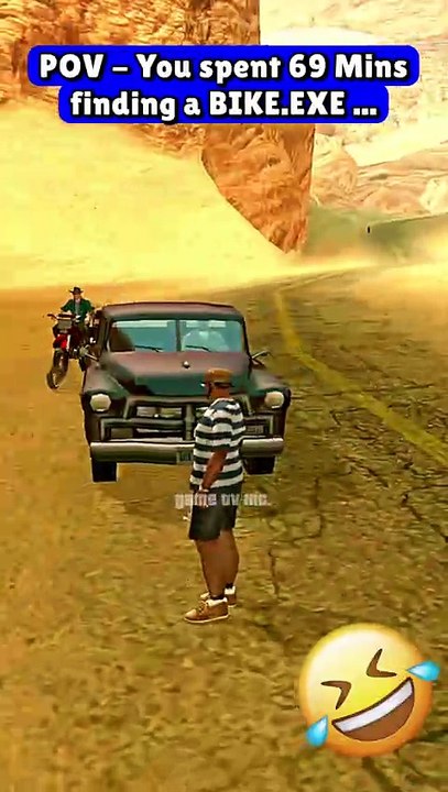 GTA San Andreas Funny Moment – POV - I am late for WORK.EXE ...😎💀🔥 | PC vs Console Meme (Part 406)