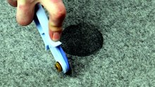 Fixing a rug the easy way with not a lot of work