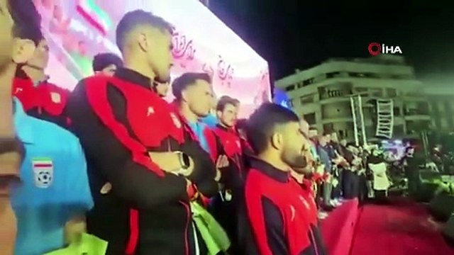İran Milli Futbol Takımı’na Dünya Kupası öncesi binlerce kişilik destek | Ajansspor | IHA