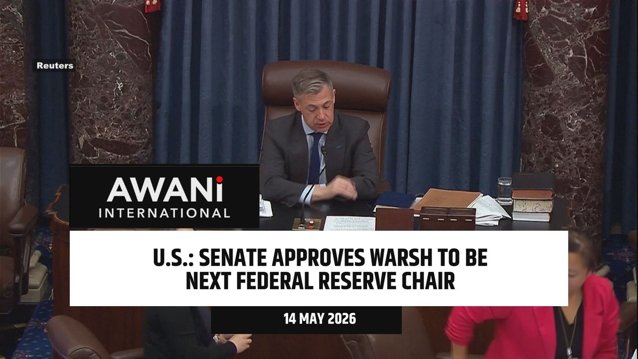 U.S. Senate approves Warsh to be next Federal Reserve chair