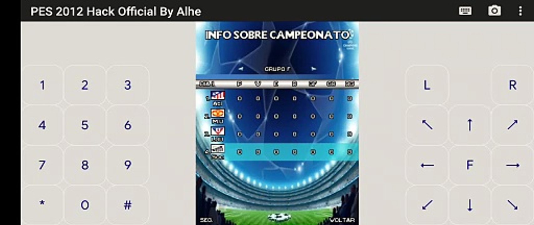 Intro Fase de Grupos - Santos - Campanha Champions #4 - PES Java Game
