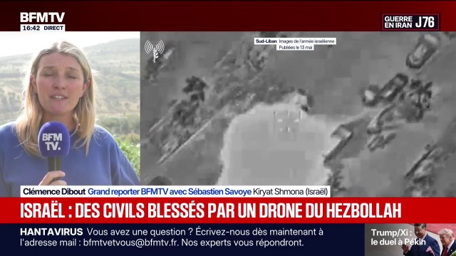 Guerre au Moyen-Orient: au moins 3 blessés dont 1 grave en Israël dans une attaque au drone du Hezbollah