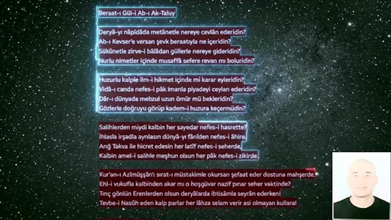 Beraat-ı Gül-i Âb-ı Ak-taluy Şiiri | Yazar Semih Berat SERT