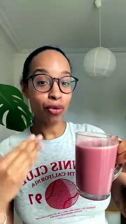 Latte à la betterave