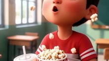 SNACK DISASTER 😂 #trendingreel #comedy #funnyreels #kidsfun #cartoon #funny #jokes