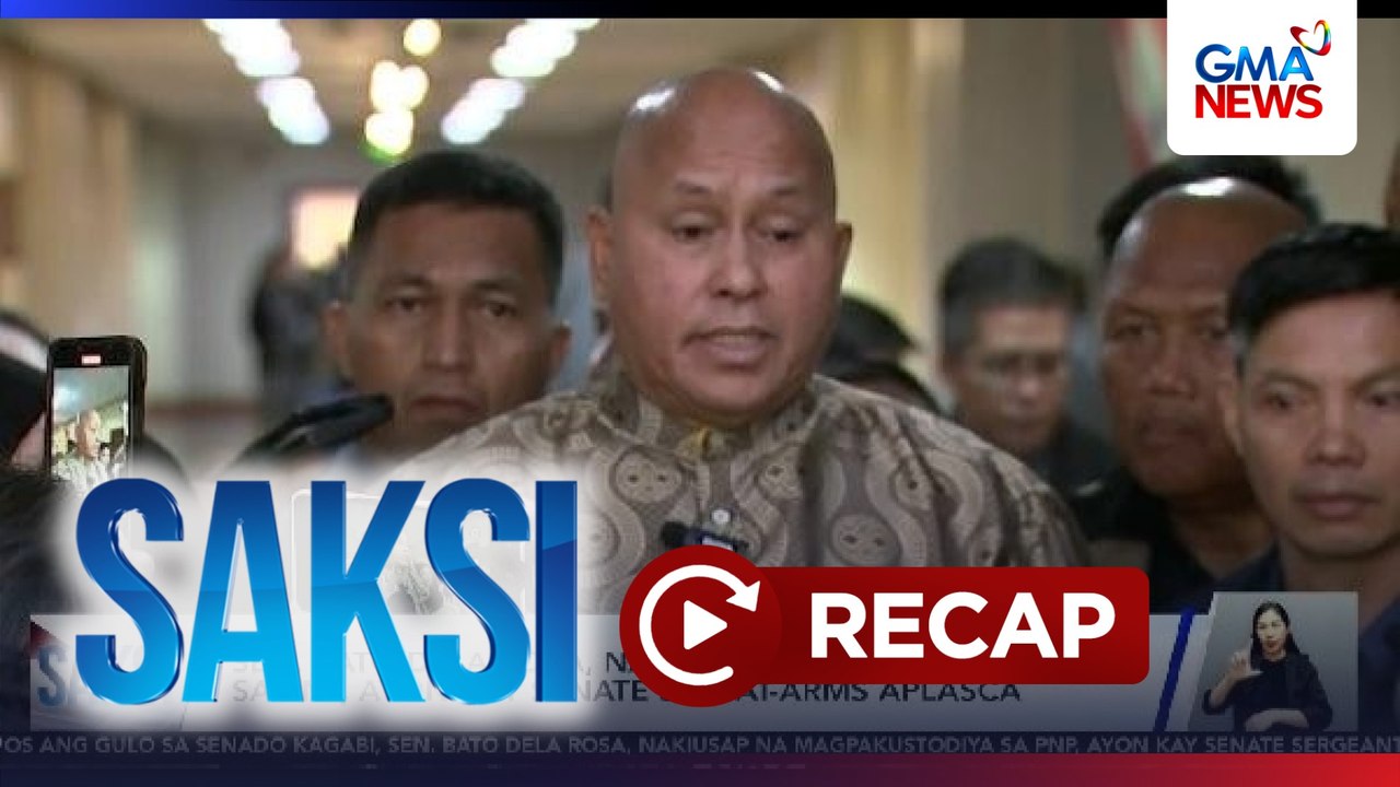 Saksi: (Part 1) Sen. Bato Dela Rosa, nakiusap na magpakustodiya sa PNP; Imbestigasyon sa barilan sa Senado; Articles of impeachment vs VP Sara Duterte