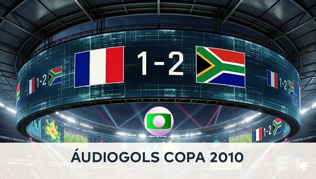 Áudiogols | França 1x2 África do Sul (Globo 2010)