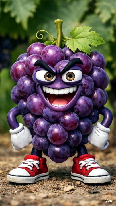 Angry Grapes Ready To Fight 😡🍇 | Funny Fruit Cartoon Animation #shorts