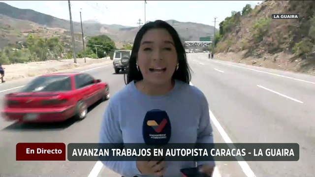 Avanzan trabajos de prevención vial en la autopista Caracas-La Guaira