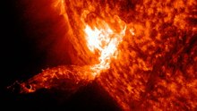 Sun Unleashed Massive Plasma Plume With Strong Flare