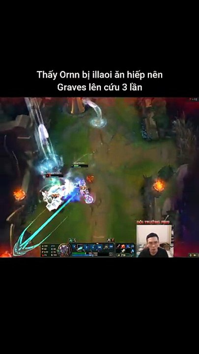 Thấy Ornn bị illaoi ăn hiếp nên Graves lên cứu 3 lần #ornn #illaoi #lienminhhuyenthoai #leagueoflegends #knightriseky