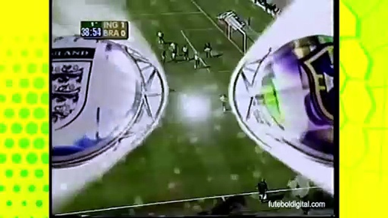 Gols | Inglaterra 1x1 Brasil (Amistoso 2000)
