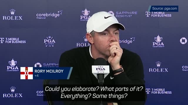 McIlroy reflects on 's***' opening round at the PGA