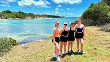 Natation artistique : un camp d'entraînement en Guadeloupe pour quatre nageuses