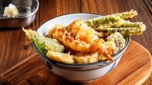 Crispy Tempura Served Over Steamed Rice